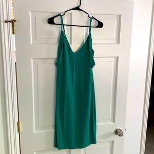 Reformation Green Slip Dress - Only worn 2 times!